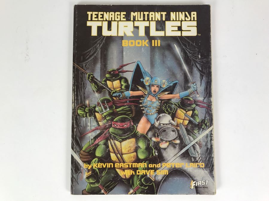 Teenage Mutant Ninja Turtles Book III First Graphic Novel Third Printing [Photo 1]