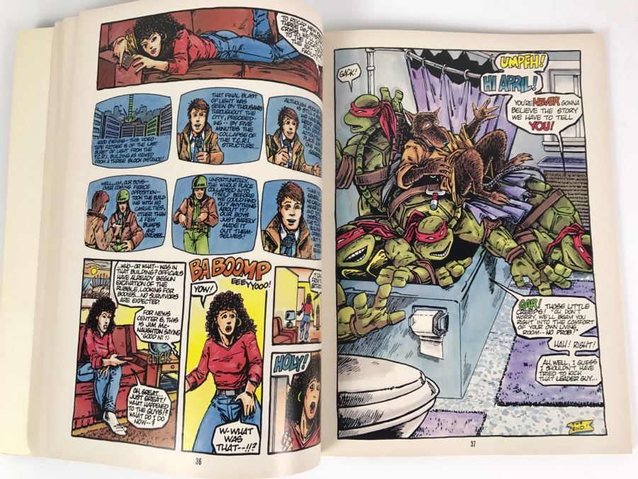 Teenage Mutant Ninja Turtles Book III First Graphic Novel Third Printing [Photo 16]