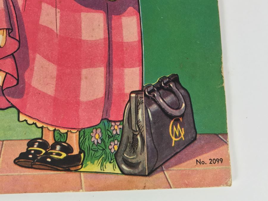 Vintage 1934 Stand-ups Of Mother Goose Sidney Sage No. 2099 Saalfield Publishing Co Paper Dolls [Photo 4]