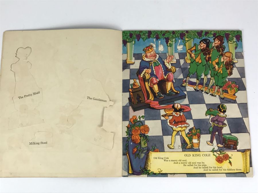 Vintage 1934 Stand-ups Of Mother Goose Sidney Sage No. 2099 Saalfield Publishing Co Paper Dolls [Photo 10]