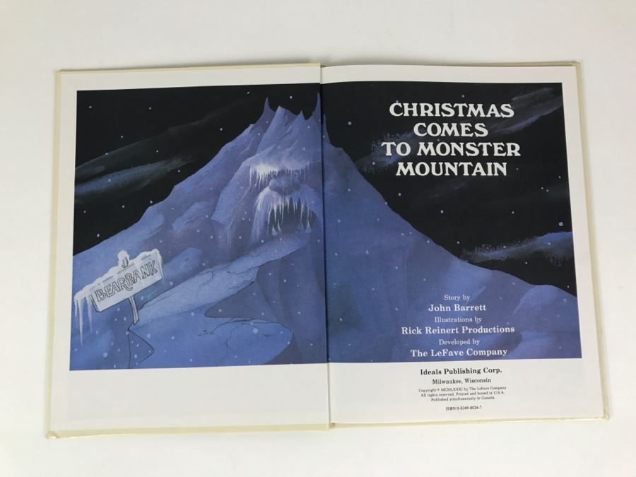 Christmas Comes To Monster Mountain Book John Barrett [Photo 8]