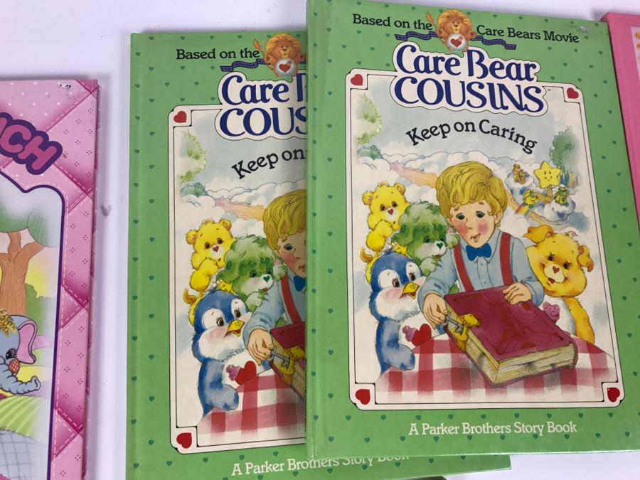 Collection Of Vintage Parker Brothers Story Books: Care Bears, Care Bear Cousins, HuggaBunch, Cabbage Patch Kids [Photo 3]