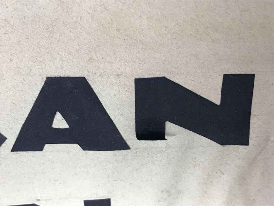 Set Of (3) Vintage Hand Crafted Buy American Legion Poppies Posters [Photo 13]