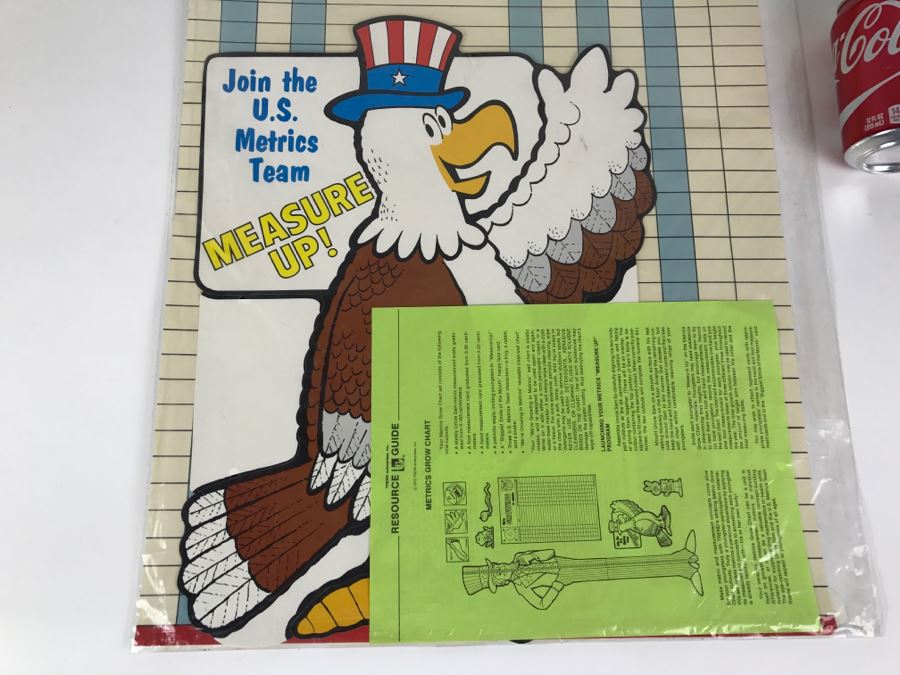 Large Growth Chart 'We're Growing In Metrics' Join U.S. Metrics Team School Teaching Aide By Trend [Photo 2]