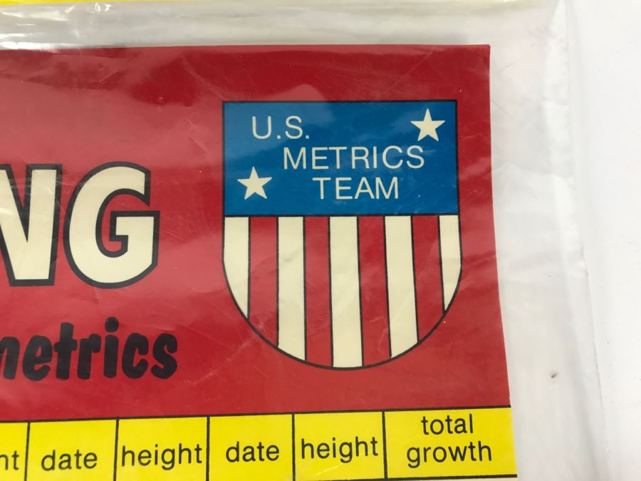 Large Growth Chart 'We're Growing In Metrics' Join U.S. Metrics Team School Teaching Aide By Trend [Photo 6]