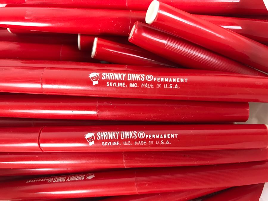 Vintage School Supplies: Giant Erasers, Pencils, Racing Car Erasers, Japanese Pencils, Shrinky Dinks Permanent [Photo 6]