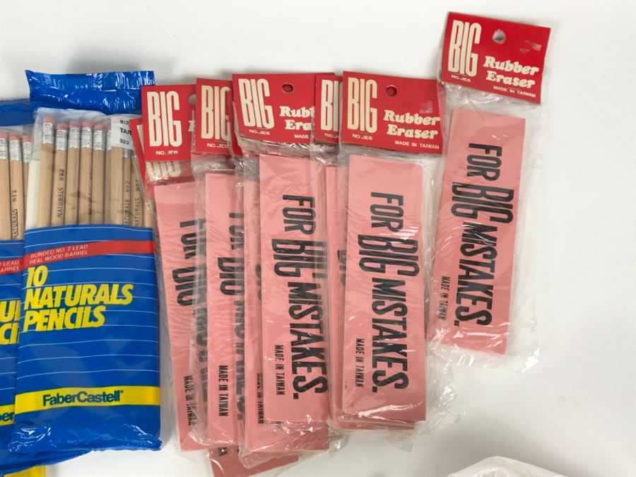 Vintage School Supplies: Giant Erasers, Pencils, Racing Car Erasers, Japanese Pencils, Shrinky Dinks Permanent [Photo 15]