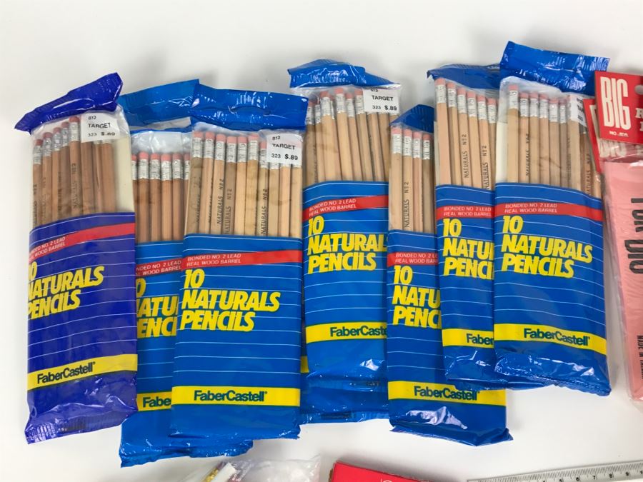 Vintage School Supplies: Giant Erasers, Pencils, Racing Car Erasers, Japanese Pencils, Shrinky Dinks Permanent [Photo 14]