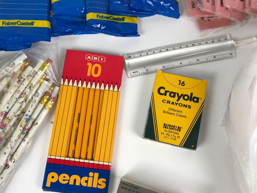 Vintage School Supplies: Giant Erasers, Pencils, Racing Car Erasers, Japanese Pencils, Shrinky Dinks Permanent [Photo 13]
