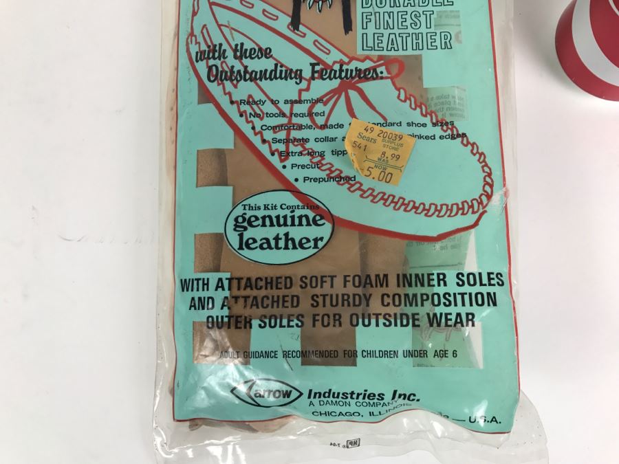 New Authentic Genuine Leather Indian Mocc Kit Arrow [Photo 5]