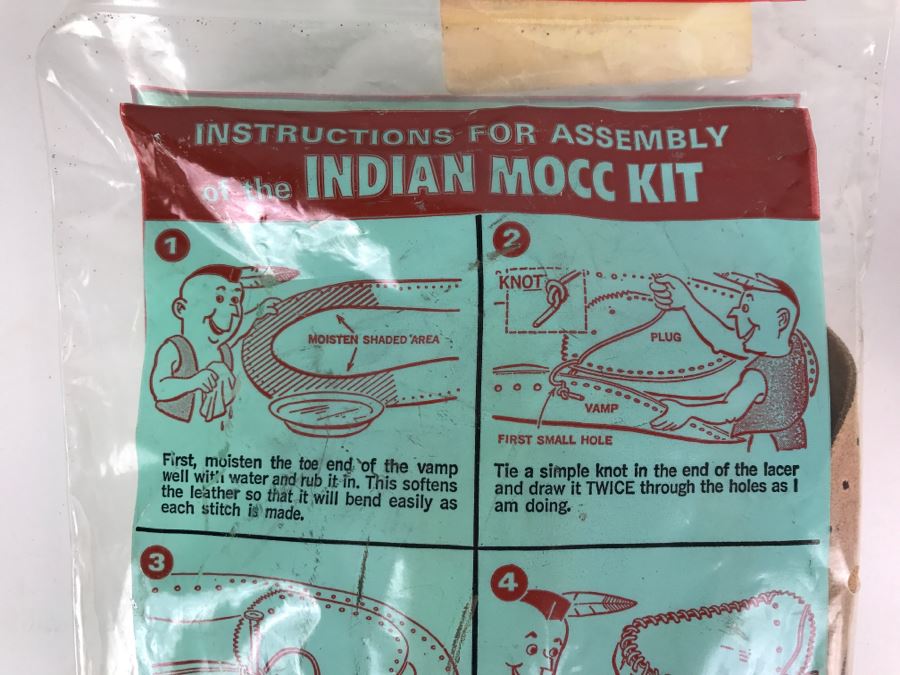 New Authentic Genuine Leather Indian Mocc Kit Arrow [Photo 8]