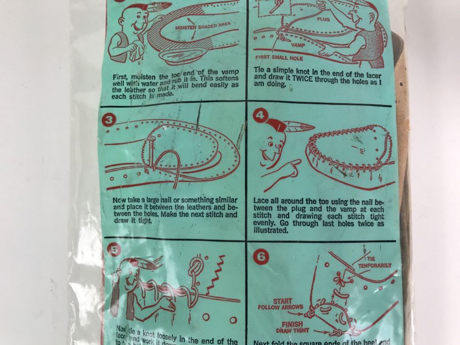 New Authentic Genuine Leather Indian Mocc Kit Arrow [Photo 9]