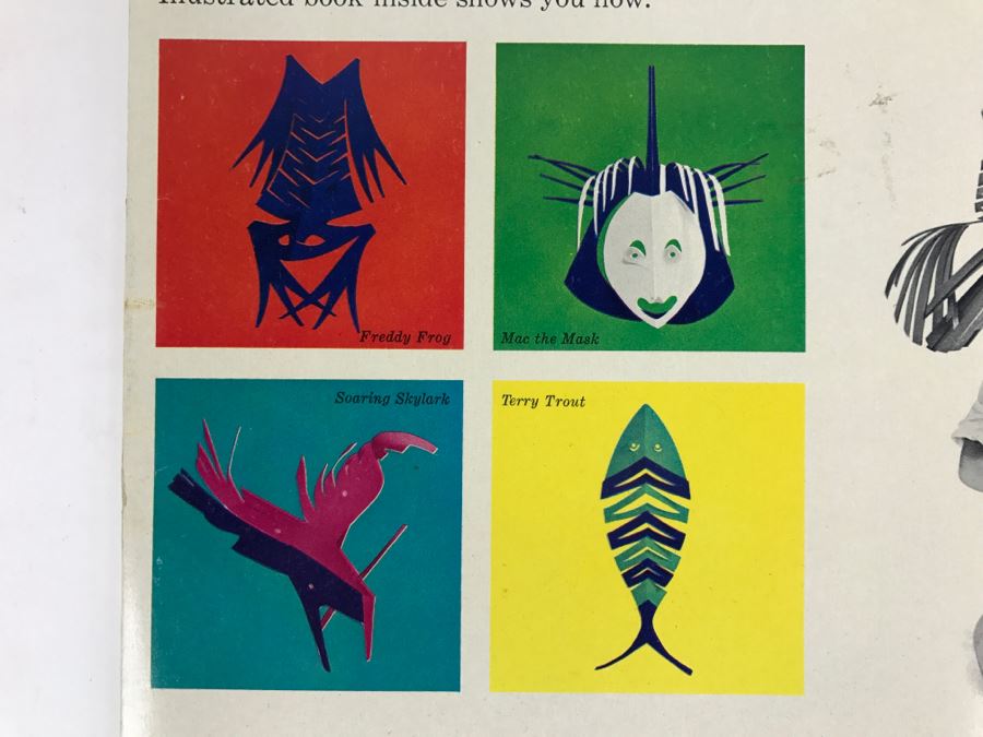 Vintage Kid's Arts & Crafts 'Paper Plays' Set New In Box Paul Lobel [Photo 4]