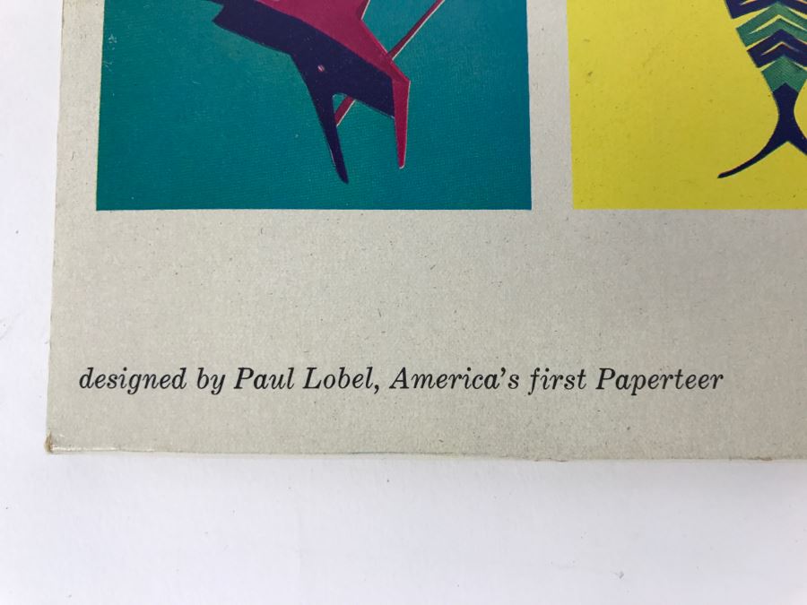 Vintage Kid's Arts & Crafts 'Paper Plays' Set New In Box Paul Lobel [Photo 5]