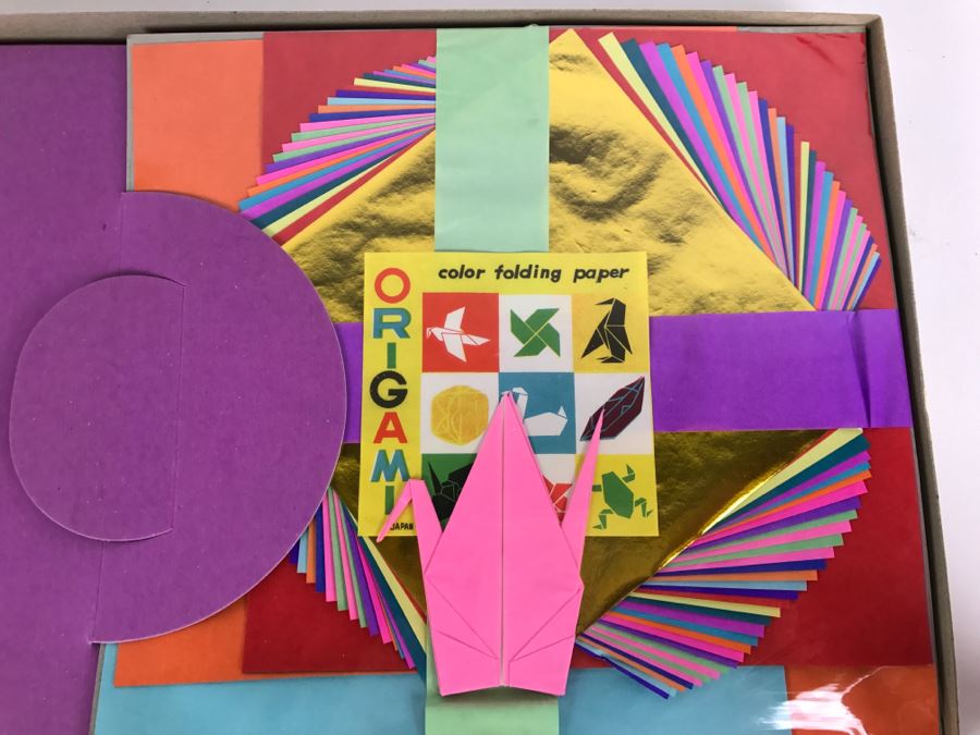 Vintage Kid's Origami Paper Folding Art Of Orient New In Box