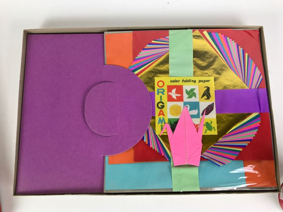 Vintage Kid's Origami Paper Folding Art Of Orient New In Box