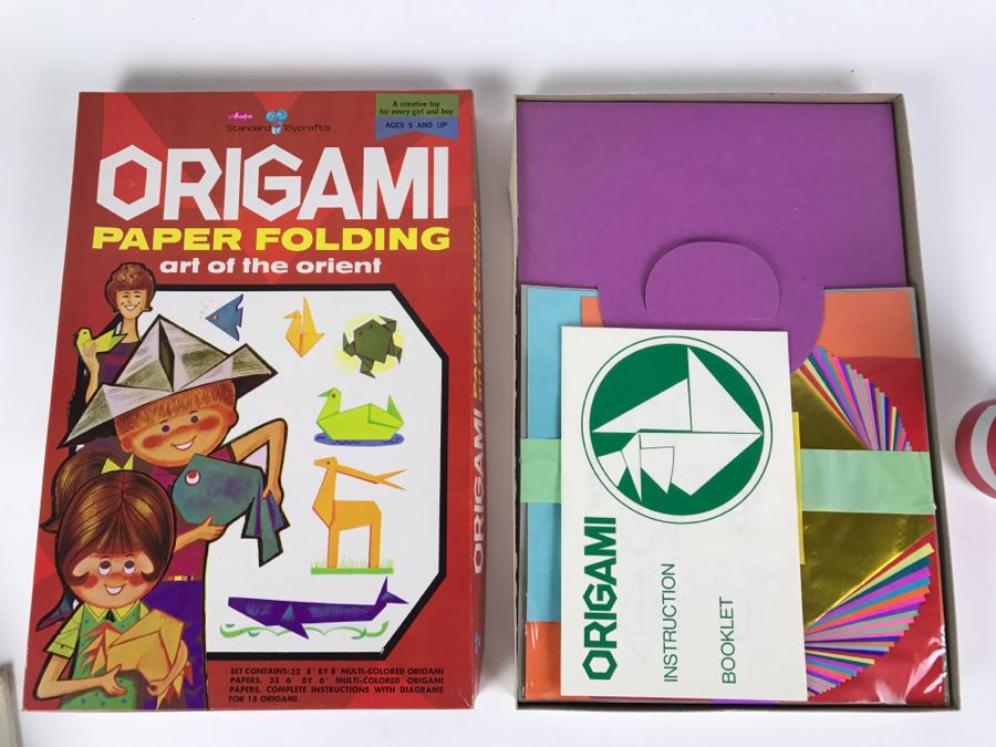 Vintage Kid's Origami Paper Folding Art Of Orient New In Box [Photo 1]