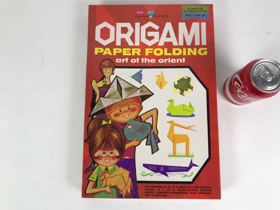Vintage Kid's Origami Paper Folding Art Of Orient New In Box [Photo 2]