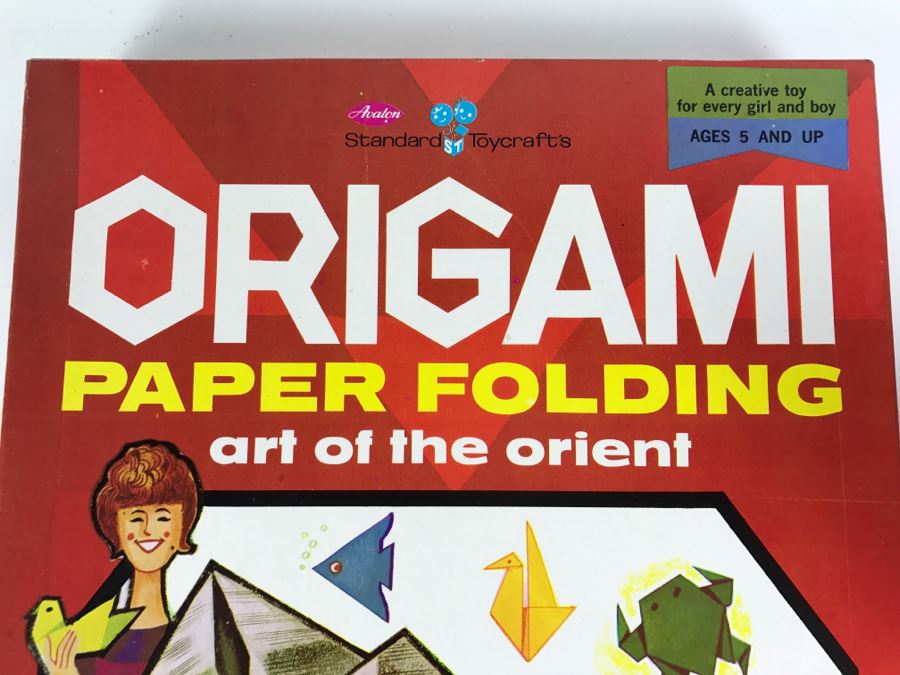 Vintage Kid's Origami Paper Folding Art Of Orient New In Box [Photo 3]