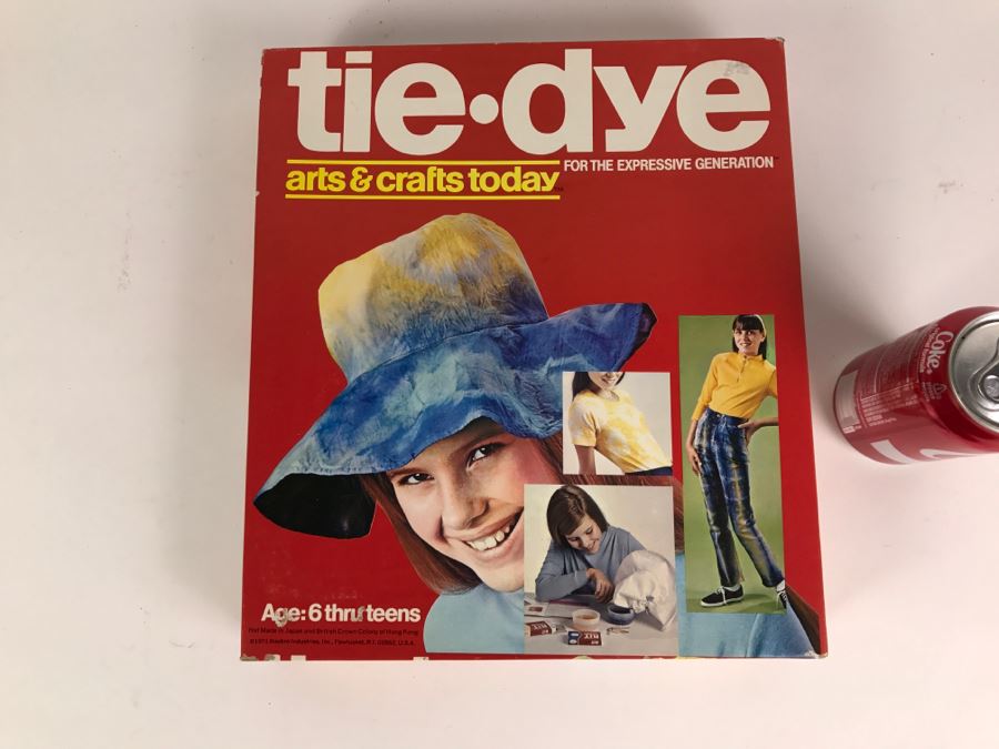 Vintage 1971 Hasbro Tie Dye Kit For The Expressive Generation New In Box [Photo 1]