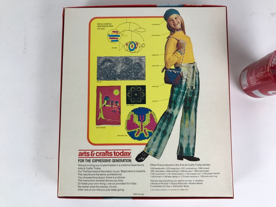 Vintage 1971 Hasbro Tie Dye Kit For The Expressive Generation New In Box [Photo 9]
