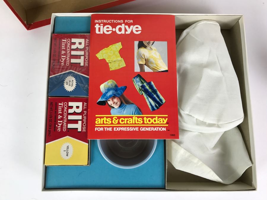 Vintage 1971 Hasbro Tie Dye Kit For The Expressive Generation New In Box [Photo 13]