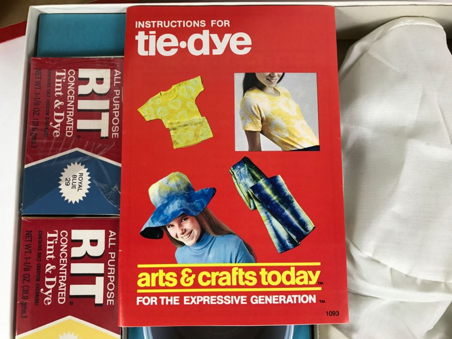Vintage 1971 Hasbro Tie Dye Kit For The Expressive Generation New In Box [Photo 14]
