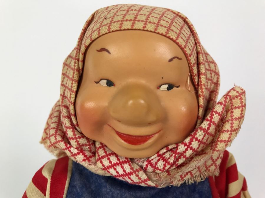 Vintage Ronnaug Petterssen Simoa Dukkene Norway Doll Handmade Plastic With Original Tags [Photo 2]