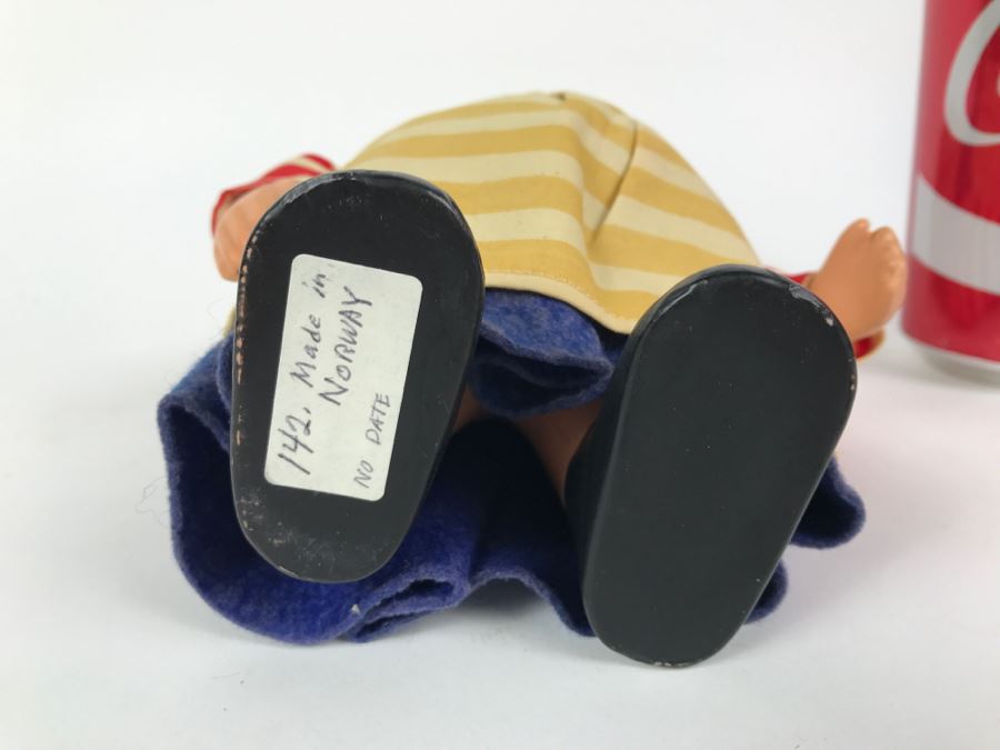 Vintage Ronnaug Petterssen Simoa Dukkene Norway Doll Handmade Plastic With Original Tags [Photo 11]
