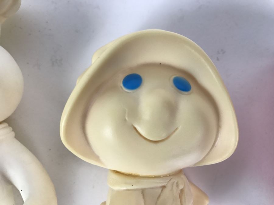 Vintage Pillsbury Doughboy, Pillsbury Doughgirl And Little Green Giant Vinyl Figurine Toy [Photo 6]