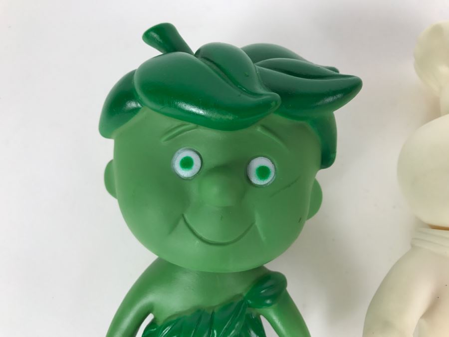 Vintage Pillsbury Doughboy, Pillsbury Doughgirl And Little Green Giant Vinyl Figurine Toy [Photo 8]