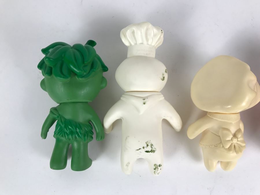 Vintage Pillsbury Doughboy, Pillsbury Doughgirl And Little Green Giant Vinyl Figurine Toy [Photo 9]