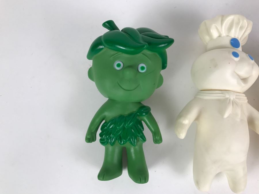 Vintage Pillsbury Doughboy, Pillsbury Doughgirl And Little Green Giant Vinyl Figurine Toy [Photo 7]