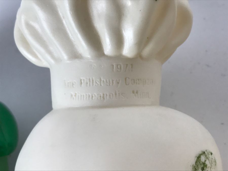 Vintage Pillsbury Doughboy, Pillsbury Doughgirl And Little Green Giant Vinyl Figurine Toy [Photo 10]