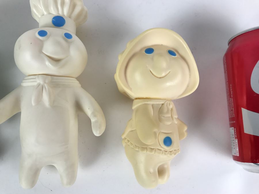Vintage Pillsbury Doughboy, Pillsbury Doughgirl And Little Green Giant Vinyl Figurine Toy [Photo 5]