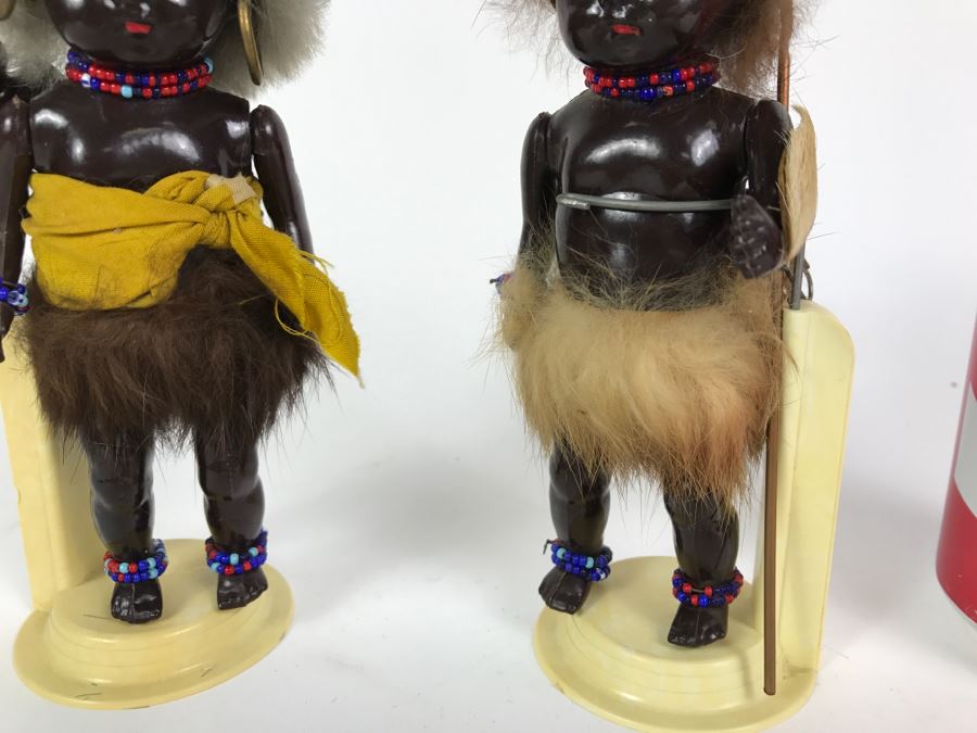 Pair Of Vintage Black Dolls [Photo 8]