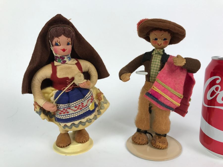 Pair Of Vintage Portugal Dolls Mascotes Liana [Photo 1]