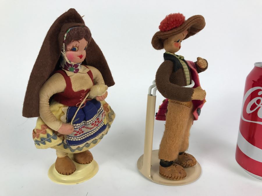 Pair Of Vintage Portugal Dolls Mascotes Liana [Photo 9]