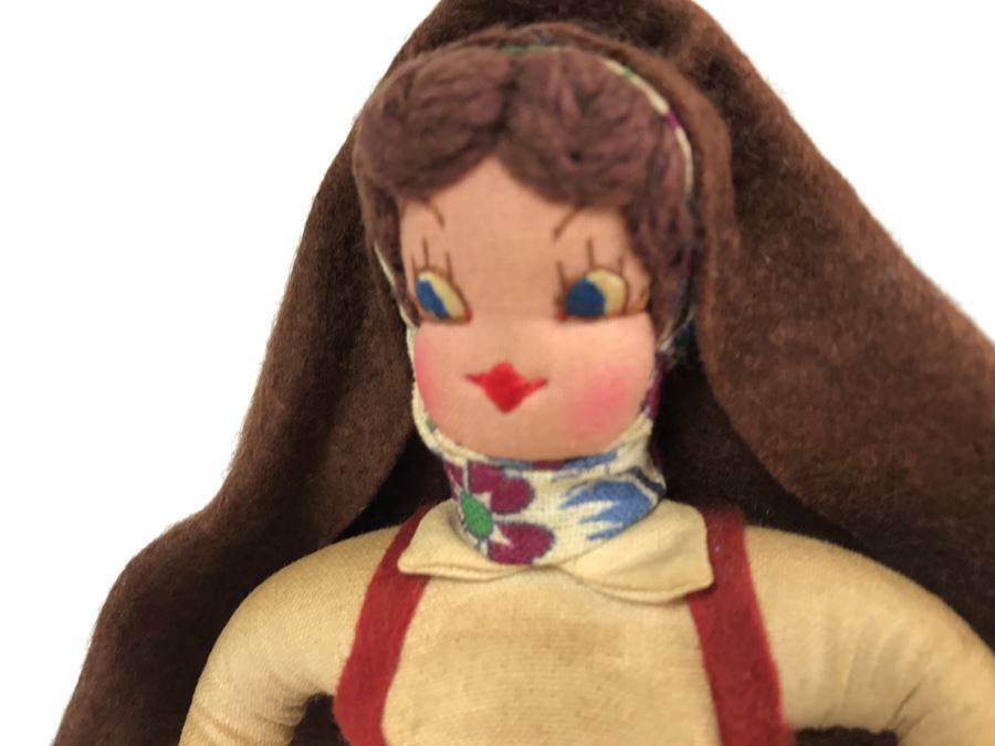 Pair Of Vintage Portugal Dolls Mascotes Liana [Photo 7]