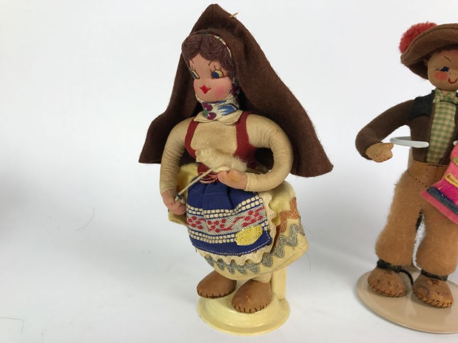 Pair Of Vintage Portugal Dolls Mascotes Liana [Photo 4]