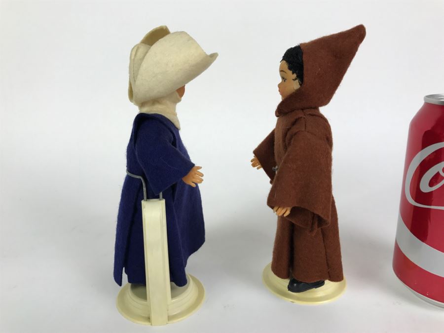 Pair Of Vintage Clergy Dolls [Photo 8]