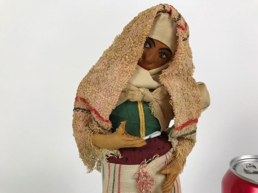 Vintage Leather Wrapped Doll [Photo 2]