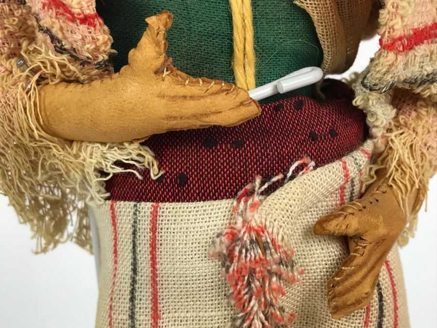 Vintage Leather Wrapped Doll [Photo 4]