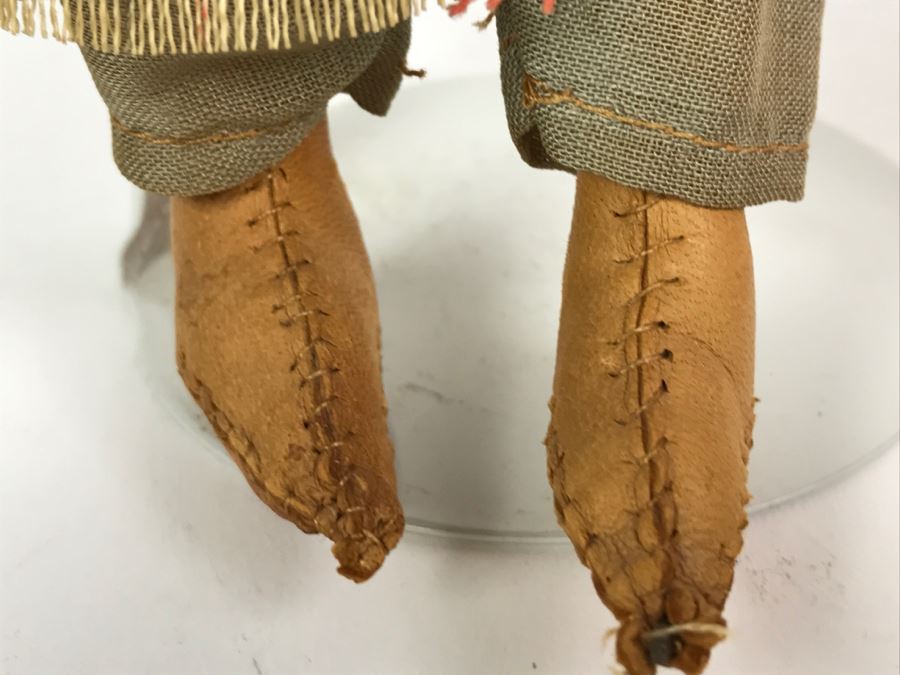 Vintage Leather Wrapped Doll [Photo 5]