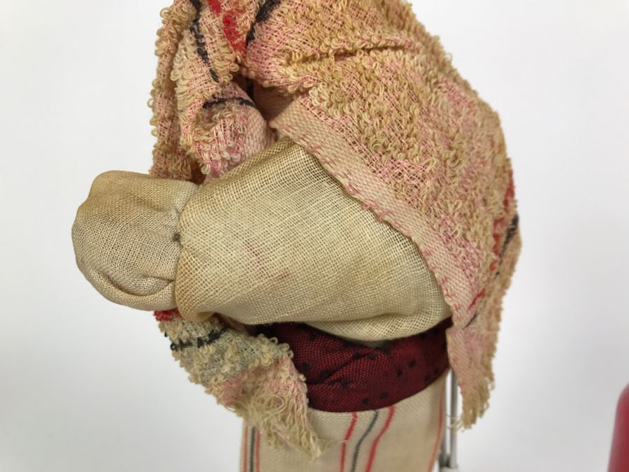 Vintage Leather Wrapped Doll [Photo 11]