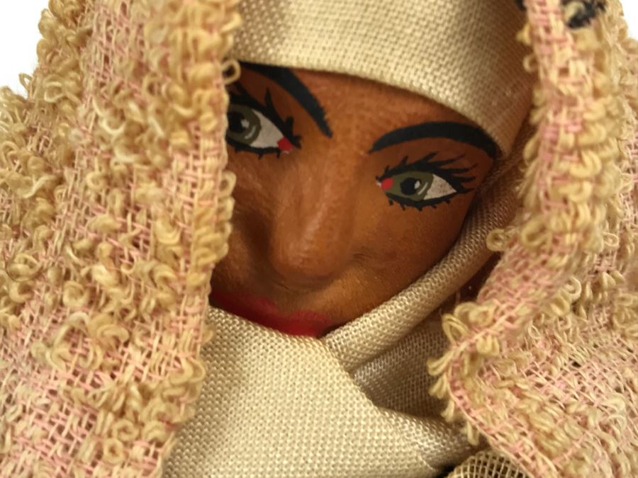 Vintage Leather Wrapped Doll [Photo 3]