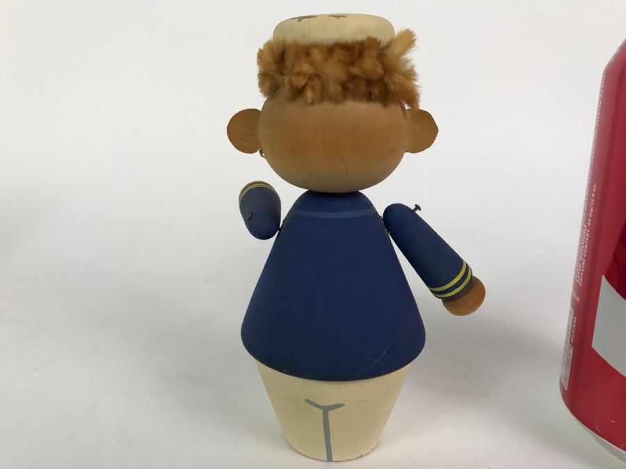 Vintage Wooden Sailor Doll From Sweden [Photo 6]