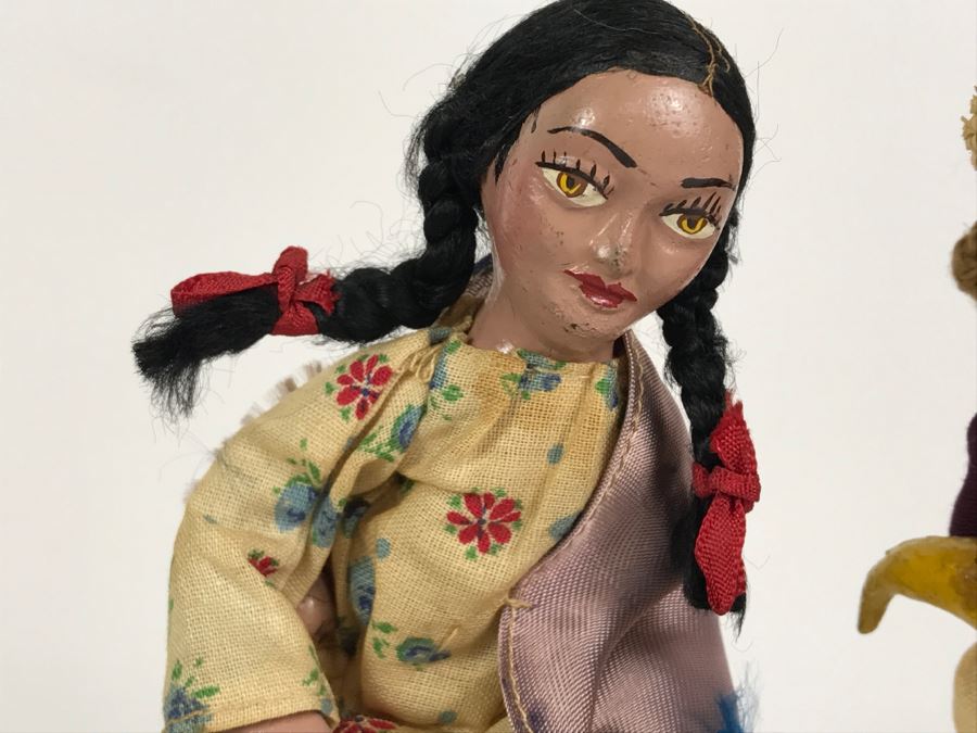 Pair Of Vintage Columbian Dolls [Photo 4]