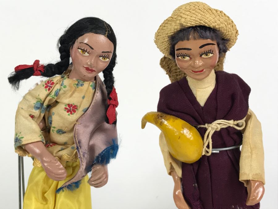Pair Of Vintage Columbian Dolls [Photo 6]