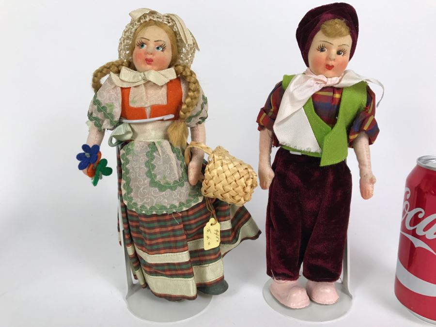 Pair Of Vintage Dolls